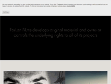 Tablet Screenshot of forlanfilms.com